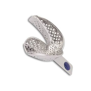Premium Dental Impression Tray with Edge L3 Solid Lower Size M Stainless Steel Reusable Autoclavable Perforation Free - Product Image 6