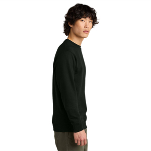 เสื้อสเวตเชิ้ตคอกลมสีดำสำหรับผู้ชาย แบบขายส่ง สั่งทำได้ ทรงปกติ ผ้าฝ้ายถัก สวมใส่สบาย สีพื้นเรียบง่าย เหมาะสำหรับใส่ในฤดูหนาว - Product Image 3