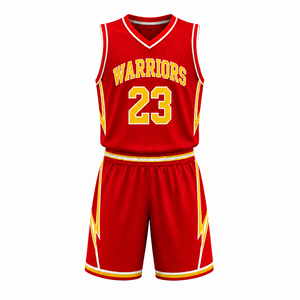 Conjunto de Uniforme de Baloncesto Profesional, Diseño Personalizado, Camisetas Sublimadas con Pantalones Cortos, Tela Ligera de Secado Rápido para Entrenamiento - Product Image 2