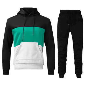 Ensemble de survêtement pour homme : veste zippée et pantalon – Tenue de sport athlétique pour la course et l'entraînement – Coupe décontractée et confortable - Product Image 2