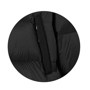 Chaqueta de plumón personalizada para hombre, corte holgado, con capucha, cálida para invierno, con cremallera - Product Image 5