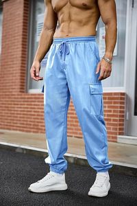 Wholesale 2027 <b>Men's</b> <b>Lightweight</b> 100% Polyester Workwear <b>Trousers</b> Casual Fitness Jogging Sports Custom Logo Slim Fit <b>Cargo</b> Pant - Product Image 6