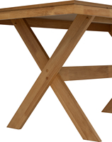 Mesa de Comedor Rectangular Contemporánea de Madera Maciza Premium para Apartamento, 6 Plazas, Muebles para Comedor