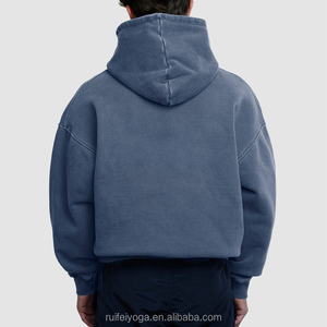 Sudadera con Capucha Personalizada con Logotipo Frontal, Estilo Urbano, Felpa, 360 g/m², 100% Algodón, Impermeable, Transpirable, Ecológica, con Bolsillos Grandes, para Hombre - Product Image 6