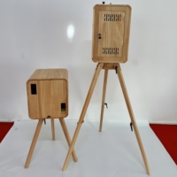 Nouveau support de photomaton en bois au design vintage 2026 - Coque de photomaton en bois compatible avec iPad 12,9 pouces