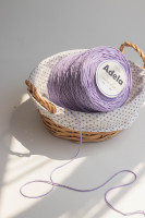 Adela (500g) 100% hilo de algodón Pastel para tejer ganchillo de algodón de alta calidad de Corea del Sur