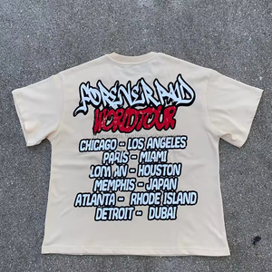 High Quality Summer Casual Street Wear Custom Graphic DTG T-Shirt and Shorts Men Two Piece <b>Set</b> - Product Image 5