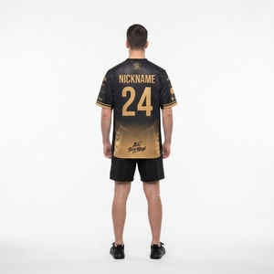 เสื้อแข่งอีสปอร์ตแบบกำหนดเอง คอริบบ์โพลีเอสเตอร์ สไตล์แชมป์เปี้ยน สำหรับทีมเกมมิ่ง รับผลิตแบบ OEM - Product Image 2
