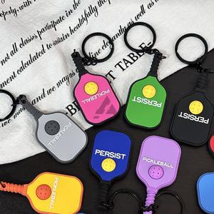 Llavero de Goma Personalizado para Pickleball, con Logotipo Impreso a Medida, Duradero, Regalo, Suministro OEM, Todas las Estaciones, Embalaje Personalizado - Product Image 5