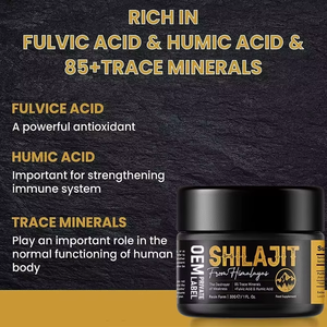Private <b>Label</b> Top Selling Himalayan Shilajit Resin with 82% Fulvic Acid Bulk Supplier 100% Pure Shilajit 30g for Men and Women - Product Image 5
