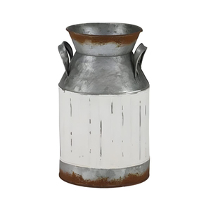 Made Of Galvanized Milk Can Home and Gardening Decorative <b>Plant</b> Tub Top Selling Custom Shape Indoor <b>Corner</b> <b>Plants</b> Pots - Product Image 4