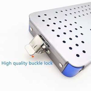 กล่องใส่ถาดฆ่าเชื้อแบบใช้ซ้ำได้ ทำจากสแตนเลส พร้อมแผ่นซิลิโคน สำหรับชุดเครื่องมือผ่าตัดทางทันตกรรมและจักษุวิทยา ใช้พลังงานแบบแมนนวล MOL - Product Image 3