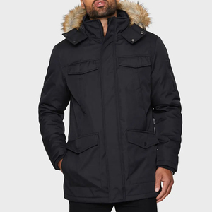 Veste parka multi-poches pour homme, design tendance 2025, prix bas, prix d'usine, veste longue d'hiver pour homme, vêtements d'extérieur - Product Image 1