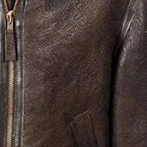 VORNEX INDUSTRY Winter Real Sheepskin <b>Shearling</b> Fur Bomber Jacket for <b>Men</b> Eco-Friendly Stand Collar Latest Grain Type - Product Image 2