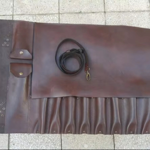 Sac de Chef Professionnel en Cuir de Luxe Style Vintage, Résistant aux Odeurs, pour Couteaux, Organisateur Professionnel Pro LBKR-0058 - Product Image 1