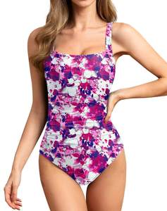 Traje de Baño Sublimado para Mujer, Fácil de Lavar, Material Duradero, Transpirable, Cómodo, Antiarrugas, Ropa de Playa - Product Image 4