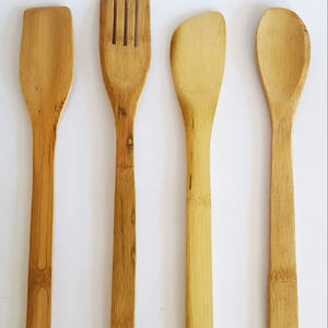 Cuchara de Latón Personalizable, Ecológica y Segura, en Empaque Individual, Resistente al Calor, con Diseño Art Deco, para Bodas y Eventos - Product Image 1