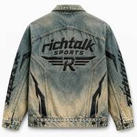 Veste en jean sur mesure RICHTALK SPORTS pour homme, modèle 2026, la plus vendue, écologique, respirante, design avant-gardiste, haute qualité, prix abordable