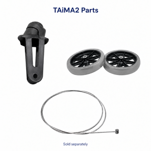 TAIMA 2 Exklusiver ergonomischer Bremshebel-Kit für die rechte Seite (Kunststoff/Stahl Schwarz/Silber) Langlebiger, einfach zu installierender Ersatz für Rollatoren - Product Image 3
