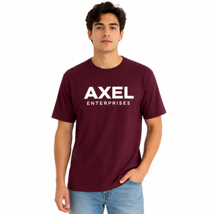 Camiseta de algodón premium para hombre con cuello redondo, logotipo personalizado, tacto suave y cómodo, material transpirable, diseño personalizado para hombre - Product Image 2