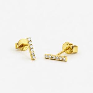 Petits clous d'oreilles en diamant, or blanc, jaune ou rose 14 carats, 0,10 carat, clarté VS, diamant naturel, bijoux minimalistes pour un usage quotidien - Product Image 6