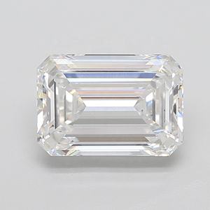Diamant de laboratoire CVD taille émeraude, couleur D, pureté VVS2, 5,10 carats, 11,88 mm, certifié IGI, pour monture solitaire - Product Image 1