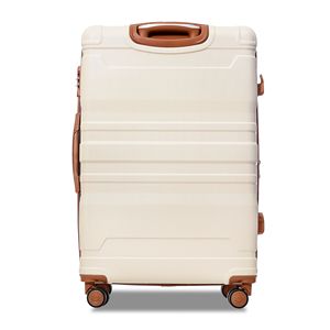 Nuovo modello 3 pezzi espandibile ABS Hardshell set di bagagli resistente 20 ''24'' 28 ''valigia TSA lucchetto Beige marrone Spinner ruote bagaglio - Product Image 3