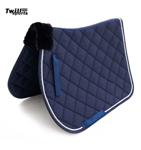 Bonita almohadilla de sillín de salto con estampado GP DR, manta de sillín de Doma con perla, equipo ecuestre equino para carreras de caballos - Product Image 1