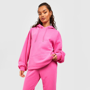 Conjunto Deportivo de Invierno para Mujer, Talla Grande, con Capucha, Diseño Sólido, Transpirable, de Secado Rápido, con Estampado, de Forro Polar - Product Image 3