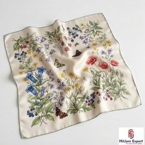 Custom Printed Scarf High Quality Head Scarf White Label OEM ODM Textile Manufacturer Bali Custom Fabric Products Low MOQ - Product Image 2