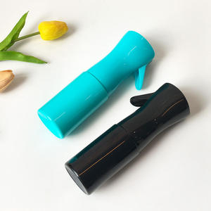 Plastic Continuous Fine Mist Screen Printed Refillable Pump Sprayer Supplier <b>200ml</b> 300ml 500ml Round <b>Bottles</b> for Hair Salons - Product Image 1