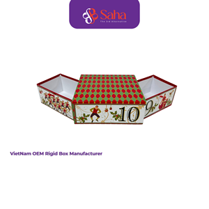 Gold Foil Stamping Embossing Vietnam OEM Customizable Matt Lamination Gift Recyclable Bio-degradable Handmade <b>Kraft</b> Paper <b>Boxes</b> - Product Image 3
