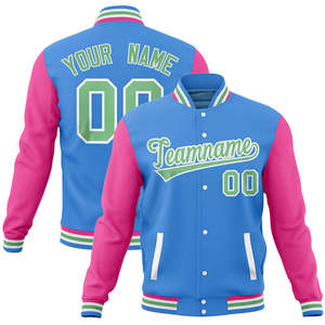 Customized Oem Mens Winter <b>Coats</b> Personalized Polyester Fabric Warm Bomber Letterman Baseball Plus Size Men's Jackets - Product Image 1