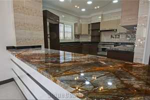 หินอ่อนนิวฟอเรสต์สีน้ำตาลคุณภาพสูง หินธรรมชาติสวยงาม เหมาะสำหรับปูพื้น ผนัง ตกแต่งลานบ้าน สวน และจัดสวน ทนทานใช้งานได้ยาวนาน - Product Image 2