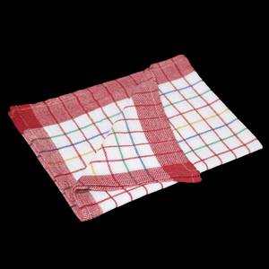 100% Toalla de cocina tejida de algodón Diseño a cuadros Suave de secado rápido al mejor precio en India - Product Image 1