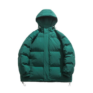 Hooded Puffer <b>Jacket</b> Premium Full Zip Quilted Coat Breathable <b>Warm</b> Outerwear Factory Wholesale Supplier Production - Product Image 1
