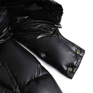 Veste matelassée unisexe décontractée pour homme, automne, grande taille, patchwork, col montant, coupe-vent, respirante - Product Image 3