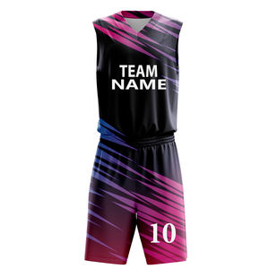 Camiseta de Baloncesto Sublimada sin Mangas con Logotipo Personalizado, Talla Grande, Uniforme Deportivo de Malla para Otoño, Protección UV y Absorción de Humedad - Product Image 3