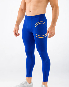 Pantalon de compression personnalisé pour homme, séchage rapide, coupe capri, legging athlétique, couche de base pour yoga, gym, course et entraînement - Product Image 3