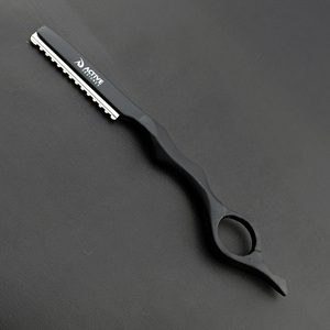 Maquinilla de Afeitar Manual de Acero Inoxidable de Diseño Profesional, para Afeitar la Cara y las Axilas, Calidad de Salón, de Una Sola Cuchilla, No Desechable - Product Image 3