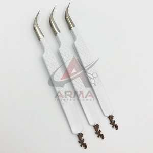 Pinzas para Extensión de Pestañas de Volumen Ruso de 90 Grados, con Diseño CNC de Precisión, de Acero Inoxidable - Product Image 4