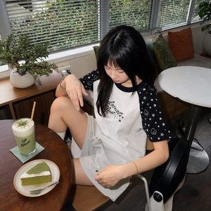 ODM OEM Plus Size Teenagers Oversized Short T-<b>Shirts</b> <b>Waffle</b> Fabric Eco-Friendly Made in Vietnam Comfortable Baby Tee - Product Image 3