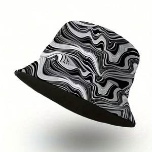 Sombreros de cubo personalizados de alta calidad para mujer, sombreros de cubo estampados, logotipo personalizado, precio al por mayor - Product Image 1