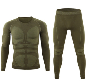Ensemble de survêtement de compression haut de gamme à manches longues pour la course à pied et les activités sportives - Product Image 1