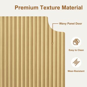 Credenza Lunga a 4 Ante in Legno, Mobile Buffet, Consolle, Bar per Caffè, per Soggiorno e Stoccaggio - Product Image 2