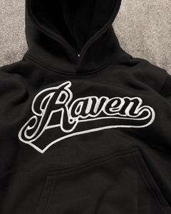 Sweat à capuche streetwear d'hiver pour homme, effet vieilli, avec logo personnalisé imprimé, patch brodé, coupe oversize, en molleton 100% coton 370g - Product Image 3