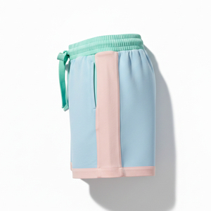 Shorts d'été tricotés pour femme, côtelés, taille haute, style cycliste, ensemble décontracté pour la détente, shorts assortis, mode urbaine estivale - Product Image 4