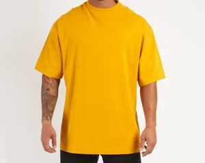 Camiseta de algodón extragrande personalizada para hombre, estilo urbano, manga corta, proveedor OEM, la mejor fábrica en línea, más vendida, recién llegada - Product Image 2