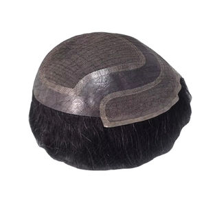 Toupet pour homme Taz Hair, 100% cheveux humains, densité 60%-150%, cheveux indiens Remy, résistant à l'eau, ondulations profondes douces - Product Image 4