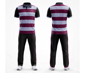 Professional <b>Cricket</b> Uniform with Custom Logo Printing | Men Women Youth <b>Cricket</b> Wears Polo Shirt and Trouser <b>Full</b> Team Outfit - Product Image 4